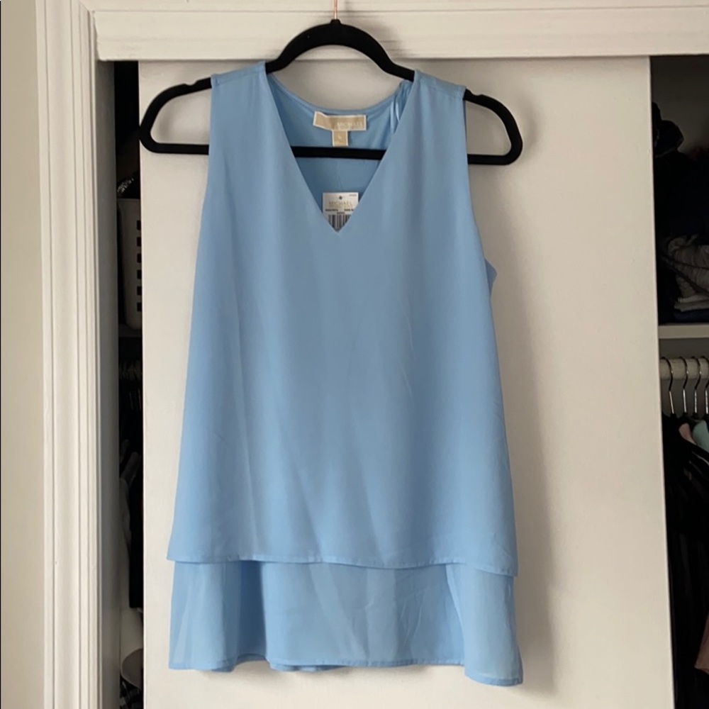NWT Michael Kors Tank Top Light Blue